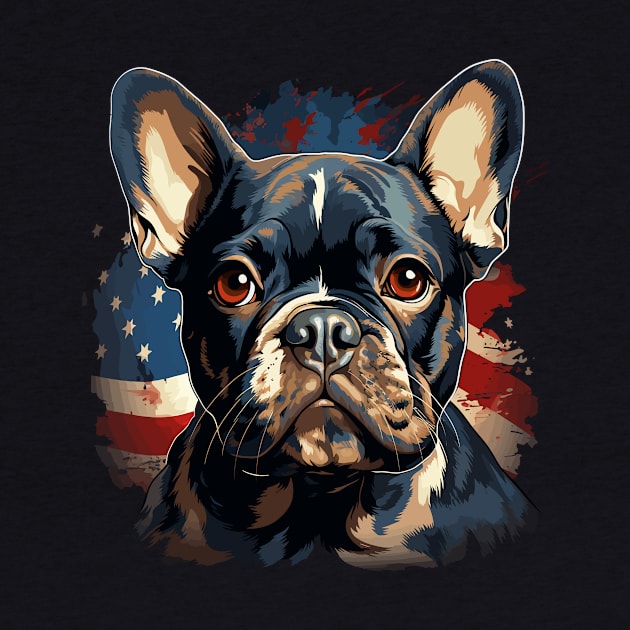 Patriotic French Bulldog by JH Mart